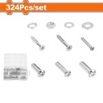 324 Piece Screw And Hex Nut Kit WXSBB02