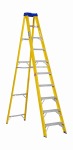 10 Step Single Sided Partial Fibre-glass Ladder