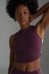 Cropped Active Tank - XL Berry