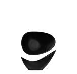 Nova Urban Texture Black Slanted Dish 10CM