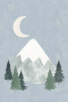 Mountain Peak Canvas Print - 600MM X 600MM