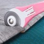 Sharp Rolling Fabric Cutter - 1pc/2pcs Rotary Craft Knife With Retractable 28mm Blade Ergonomic Handle & Hanging Hole For Paper Plastic Fabric Faux Leather