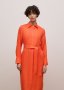 Delave Linen Long Sleeve Shirt Dress