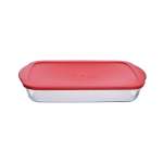 1.6LT Baking Tray With Lid Clear