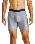 Men's Ua Tech 6" Boxerjock 2-PACK - Academy Mod Gray Light Heather LG