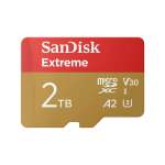 SanDisk Extreme Microsdxc Uhs-i Card 2TB Up To 240MB S Read Speed And 140MB S Write Speed Without Adaptor