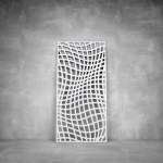 Laser Cut Screen - Design 049 - 1040 X 535 X 20 Matt White Indoor