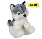 Plush Dog Husky Standing Large 30CM