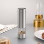 LED Electric Spice Grinder For Salt And Pepper With Transparent Window
