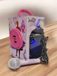 Disney Frozen Classic LED Stars Karaoke Bluetooth Speaker