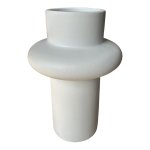 Ceramic Vase - White Ring
