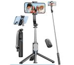 41" Extendable Phone Tripod Stand With Phone Holder And Detachable Remote