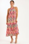 Sunset Rhythm Maxi Strappy Dress