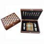 Whiskey Bottle And Cups Gift Set Wood Pattern For Men - 5 Piece