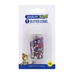 Marlin Kids Glitter Stars Assorted 10G Blister Card Pack Of 12