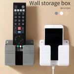 Self-adhesive Wall Mount Phone Holder: Plastic Waterproof Suitable For Bedroom Kitchen Bathroom