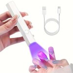 Nij Portable Uv LED Nail Lamp - Handheld MINI Nail Dryer With USB Charging Fast Curing Gel Nail Light Uv Lamp For Gel Nails