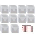 50 Pcs Die & Stamp Storage Bag Die Cuts Storage Pockets Clear Envelopes Pockets For Cutting Dies Scrapbooking
