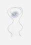 Appliqu D Scarf Necklace - Silver