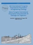6TH International Congress International Association Of Engineering Geology V. 1 - Proceedings Comptes-rendus Amsterdam Nether