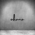 Ohana - L 450MM Matt Black Font 1
