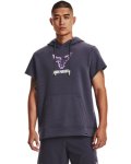 Men's Project Rock Rival Fleece Cap Hoodie - Tempered Steel XL