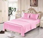 Threadinbox 100% Mulberry Silk Duvet Cover Set - 3-PIECE Set - 22 Momme Grade 6A Mulberry Silk - Features Zipper Closure And Cor