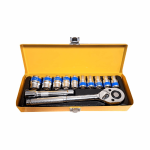 12 Pieces Socket Set 1 2" With Extension Bar And Case