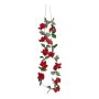Red Poinsettia Garland 10CM Flowers 1.8M