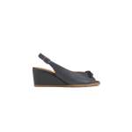 Ladies Saffron Leather Shoes In Navy - Navy 8