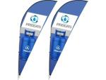 Legend 3M Sharkfin Flying Banner - Set Of 2