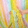 Rainbow Gradient Wave Streamer Curtain 1m*2m - Plastic Party Decorations For Weddings Festivals And Events - Suitable For Ages 14+