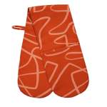 Squiggle Double Oven Mitt
