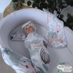 Wrap Set Swaddle Set Flower And Leaf