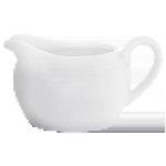 Arctic White Gravy Boat With Saucer