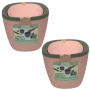 Sunplast MINI Swing Lid Trash Bin Set Of 2 SC-4008