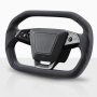 Steering Wheel Cover For Cybertruck 2023-PRESENT Leather Steering Wheel Cover For Tesla Cybertruck Truck Car Steering Wheel Acce