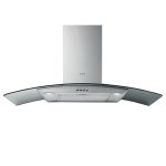 90CM Curved Glass Cooker Hood -touch Control