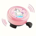Unicorn Cartoon Bicycle Bell 5.28 Cm Loud Crisp Clear Sound Bike Horn Modern Style Suitable For Mountain & Road Bikes And Tricyc