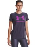 Women's Ua Sportstyle Graphic Short Sleeve - Tempered Steel LG