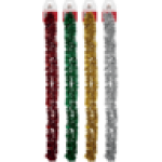 Christmas Tinsel 4 Ply 75MM X 2M Colour May Vary