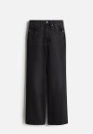 Feather Soft Super Wide Ultra High Jeans - Black