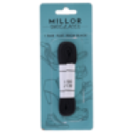 Flat Black Shoelaces 90CM