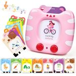 Joycat Spanish & English Bilingual Talking Flash Cards For Toddlers 1-5 454 Words With Durable Thick Cards Easy To Slide In And