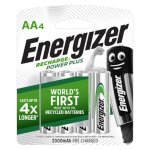 Energizer Rechargeable Batteries Aa 4 Pack