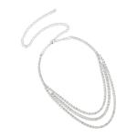 Silver Diamante 3-LAYER Necklace
