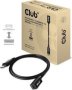 Club 3D MINI Displayport 1.4 To Displayport Extension Cable 8K60HZ Dsc 1.2 HBR3 Hdr Bidirectional F/m 1M/3.28FT