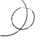 Goldair Gold & Black Matching Beaded Set - Black