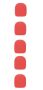 Red Microphone Covers - Pack Of 5