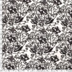Visse Poplin Botanical Garden Black 19040-069